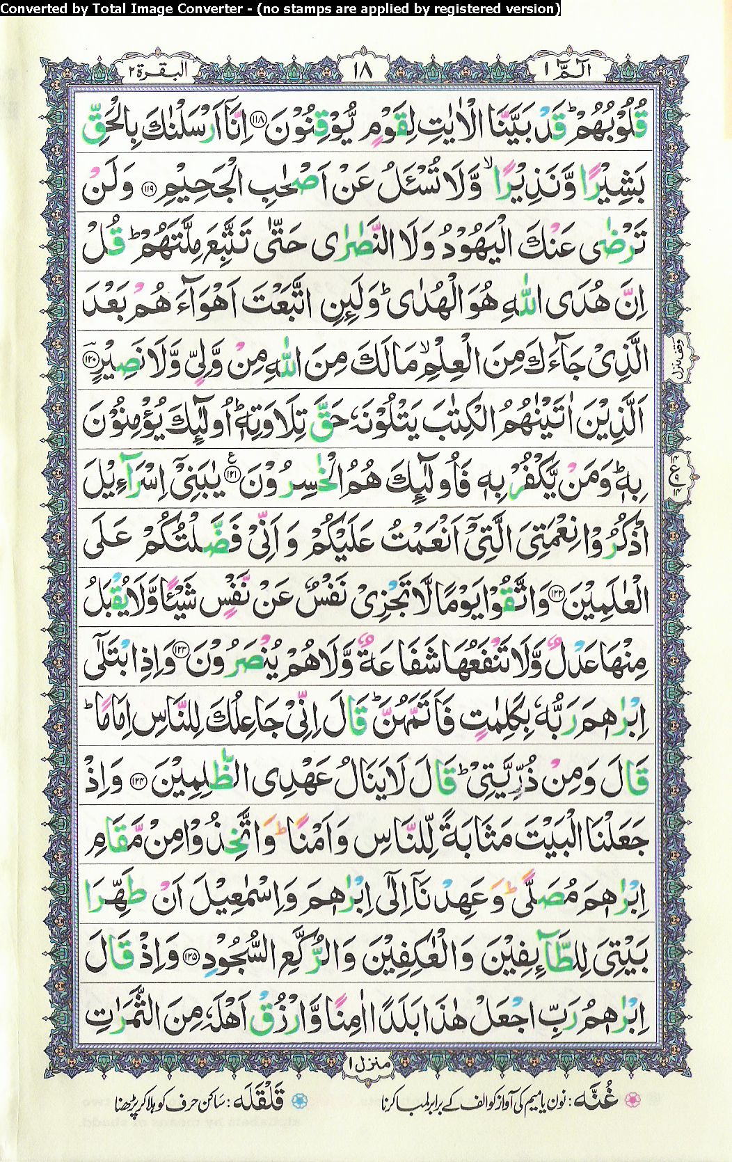 Reading of Quran Para 1