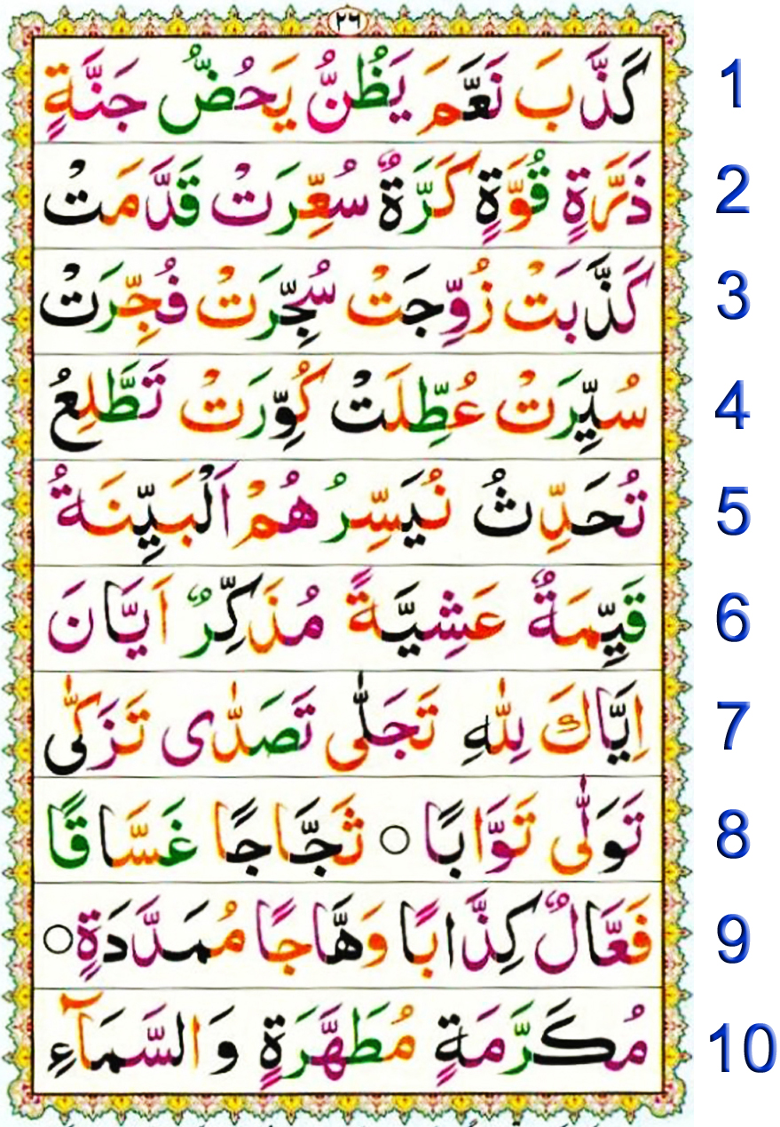 Noorani Qaida Lesson No 25