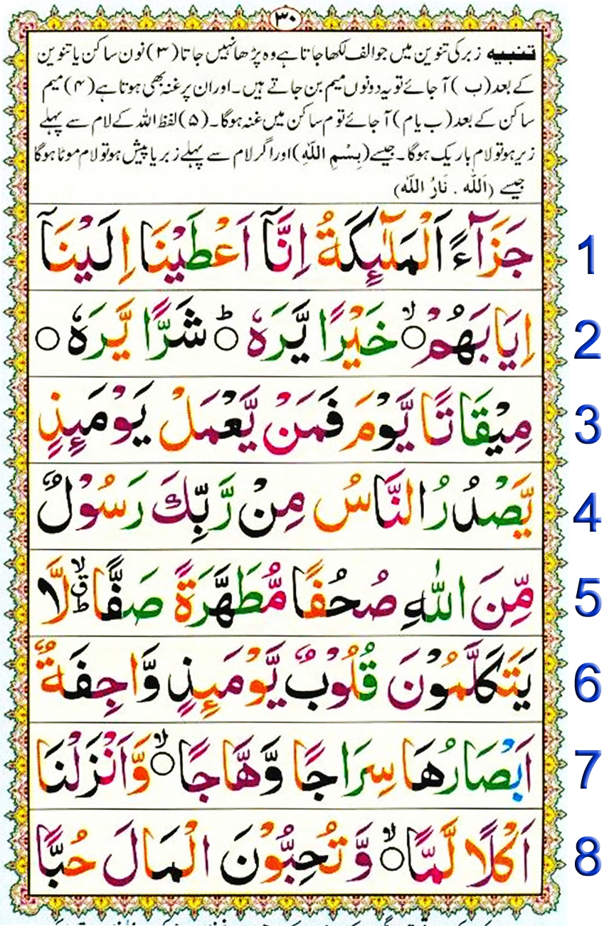 Noorani Qaida Lesson No 29